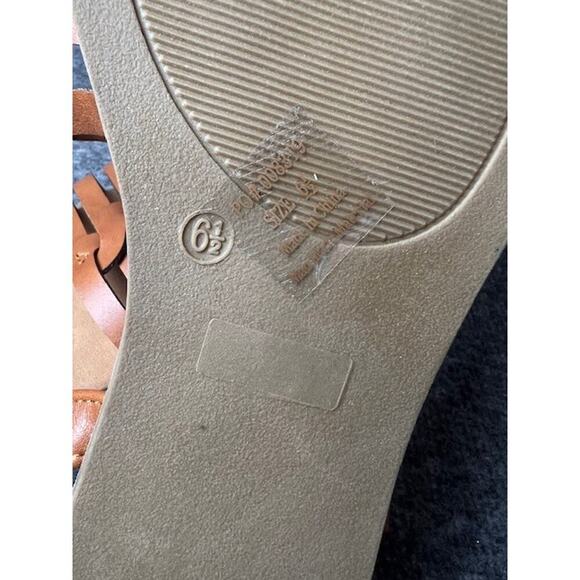 Journee Collection Women Solay Braided Slingback Sandals Size US 6.5M Tan Brown - Picture 5 of 6